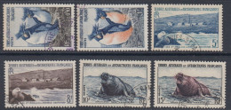 T.A.A.F. -  Série  2 à 7  Oblitérés - Cote : 55 € - Used Stamps