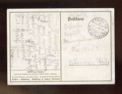 "DEUTSCHES REICH" 1940, Postkarte Mit Rs.Bild "Dorf Auf Ruegen" Per Feldpost,Stegstempel "BERGKIRCHEN-OEYNHAUSEN" (B019) - Feldpost 2e Guerre Mondiale