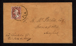 Lot # 021 1852 3¢ Dull Red, Type I Clear To Large Margins All Around - Briefe U. Dokumente