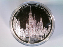 Münze/Medaille, Gedächtniskirche - 1 Mark, Inlay Prägung, Sammlermünze 2001, Cu Versilbert Mit Inlay - Numismatica
