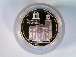 Münze/Medaille, Frankfurter Paulskirche, Sammlermünze 2012, Cu Versilbert Mit Swarowski - Numismatica