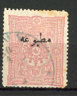 TURQ. -JOURNAUX  Yv. N° 13  (o) 20pa Lilas-rosei Cote 1,5 Euro BE  2 Scans - Dagbladzegels