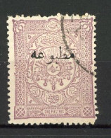 TURQ. -JOURNAUX  Yv. N° 16  (o) 5pi  Lilas Cote 60 Euro BE  2 Scans - Newspaper Stamps