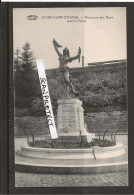 COURT-SAINT-ETIENNE-MONUMENT AUX MORTS POUR LA PATRIE-1914-1918-TRES RARE-PAS ENVOYEE-VOYEZ LES 2 SCANS-TOP ! ! ! - Court-Saint-Etienne