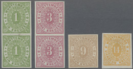 Württemberg - Marken Und Briefe: 1869, 1 Kr Grün, Senkr. Paar, 3 Kr Karminrot, S - Other & Unclassified