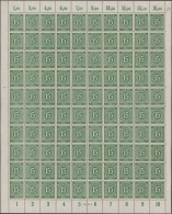 Alliierte Besetzung - Gemeinschaftsausgaben: 1946, 15 Pf Ziffer Grün, P OR Dgz I - Other & Unclassified