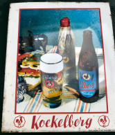 1950 Tole Peinte Bière Brasserie Belge Koekelberg - Schnaps & Bier