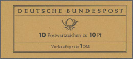 Bundesrepublik - Markenheftchen: 1960, Markenheftchen "Heuss III", VERSUCHSHEFTC - Other & Unclassified