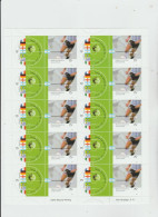 Argentina 2002 - Foglio Completo Di 20 Valori** Mondiali Calcio Korea E Giappone 2002. Congiunta Con Brasile, Italia Ecc - 2002 – Südkorea / Japan