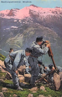 Armée Suisse Militaria - Schweizer Armee Mitrailleurs Maschinengewehschützen En Montagne 1917 - Mon