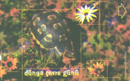 Turkey:Used Phonecard, Türk Telekom, 30 Units, Animal, Turtle, 2002 - Turchia