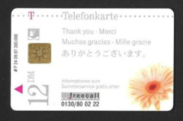 Télécarte Allemande.  Thank You.   Merci.    Danke.   Telefonkarte. - Colecciones