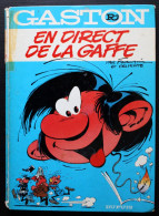 BD GASTON - R4 - En Direct De La Gaffe - Première Réédition 1974 Dos Rond - Gaston