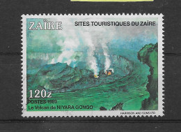 Zaire 1990 Vulkan Mi.Nr. 1042 Gestempelt - Oblitérés