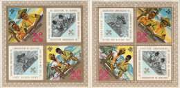 BURUNDI - 2 BLOCS N°22 ** (1967) Scoutisme - Blokken & Velletjes