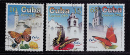 CUBA 1999 SCOTT 4031-4033 CANCELLED - Usati