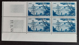 France 1955 N°1038 En Bloc De 4 Cd 17/8/55 **TB - 1950-1959