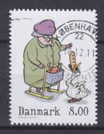 Denmark 2011 Mi. 1682 C, 8.00 Kr Winterstamp - Comics (from Booklet) - Used Stamps