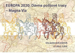SLOVAKIA, 2020, Booklet 96, Europa 2020 - Nuovi