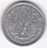 A. E. F. Union Française 1 Franc 1948 , En Aluminium, Lec# 15 - Afrique Equatoriale Française (Cameroun)