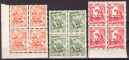 ITALIA - Trieste-Zona B -1954 Mi 110-112  - ECONOMIA INDUSTRIA YUGOSLAVIA SOPRASTAMPATO   - MNH**VF - Nuovi