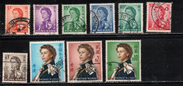 HONG KONG  Scott # 205//216 Used - QEII Short Set 2 - Used Stamps