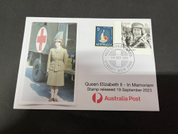 (20-9-2023) Queen Elizabeth II In Memoriam (special Cover) [Red Cross] (released Date Is 19 September 2023) - Lettres & Documents