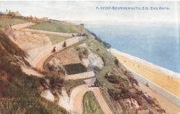 ROYAUME UNI - Angleterre - Bournemouth: Zig Zag Path - Colorisé -  Carte Postale Ancienne - Bournemouth (ab 1972)