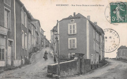 BOURMONT (Haute-Marne) - Rue Notre-Dame Et Nouvelle Route - Voyagé 191? (2 Scans) - Bourmont