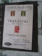 Monaco Enveloppe Publicitaire Transitol Soca Affranchie Et Oblitérée 26/3/1960 - Lettres & Documents