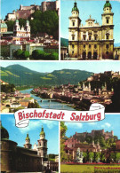 AUSTRIA, SALZBURG, BISCHOFSHOFEN, CHURCH, PANORAMA, BRIDGES, RIVER, MOUNTAIN, CASTLE - Bischofshofen