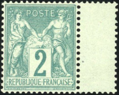 * 62 - 2c. Vert. Type I. Centrage Parfait. BdeF. Pièce De Rêve. SUP. - 1876-1878 Sage (Type I)