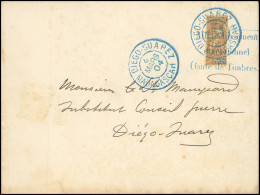 Obl. 84 - Moitié Gauche Du 30c. Brun De Madagascar, Surchargée ''Affranchissement Exceptionnel (faute De Figurines.-)''  - Autres & Non Classés