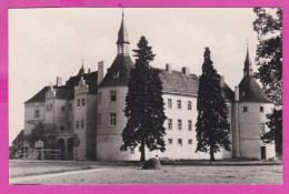 292861 / Germany DDR Drehna / NL. , Ehem Schloss Forstschule PC USED Luckau Łuków  1964 - 10 Pf. Walter Ulbricht  - Luckau