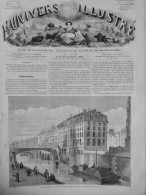 1861 PARIS HOTEL DIEU RECONSTRUCTION 3 JOURNAUX ANCIENS - Altri & Non Classificati