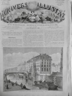 1861 PARIS HOTEL DIEU RECONSTRUCTION 4 JOURNAUX ANCIENS - Altri & Non Classificati