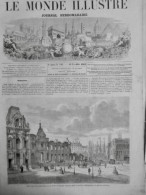 1864 PARIS LOUVRE 5 JOURNAUX ANCIENS - Altri & Non Classificati