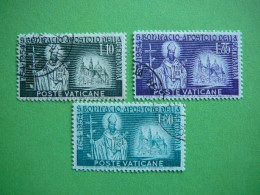 St. Boniface And Abbey Of Fulda # Vatican Vatikan Vaticano 1955 Used #Mi. 230/2 - Oblitérés