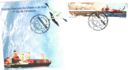 Brazil:Brasil:FDC, Cargo Ships, 2001 - FDC