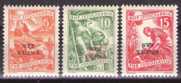 ITALIA - Trieste-Zona B -1954 Mi 110-112 - MNH**VF - Nuovi