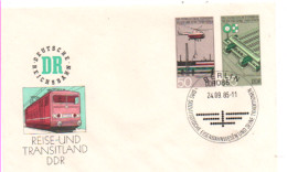 DDR 1985 Ganzsache Reise- Und Transitland DR MiNr: U 3/1a Ersttag GDR FDC Postal Stationery - 1981-1990
