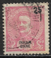 Inhambane – 1898 King Carlos 25 Réis Used Stamp - Inhambane