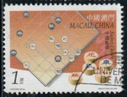 Macao 2000 Yv. N°1000 - Echecs - Orient Contre Occident - Oblitéré - Gebruikt