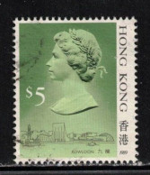 HONG KONG  Scott # 501b Used - QEII 1 - Used Stamps