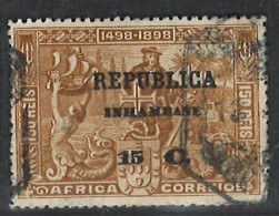 Portugal Inhambane Mozambique 1913 "Seaway To India - Africa" Condition Used #54 - Inhambane