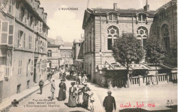 FRANCE - Issoire - Le Mont Dore - Façade De L'établissement Thermal - Animé - Carte Postale Ancienne - Issoire