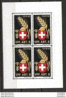 403 - 28 - Bloc De 4 Timbres Neufs  "VPF.ABT 8" - Etichette