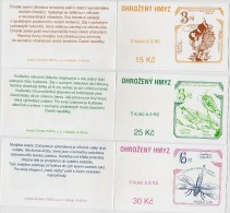 3 Carnets De 5 Timbres YT C 72 73 74 Insectes Bourdon Libellule Mante Religieuse / Booklet Michel MH 0-26 27 28 Insect - Neufs