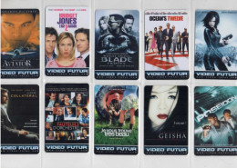 LOT DE 10 CARTES VIDEO FUTUR DIFFERENTES - Subscription