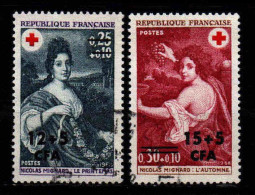 Réunion  - 1968 - Croix Rouge - N° 381/382  - Oblit - Used - Used Stamps